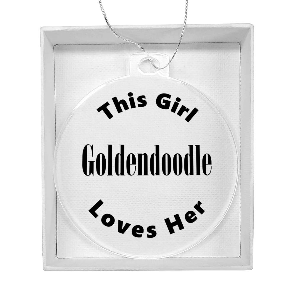 Goldendoodle - Acrylic Ornament