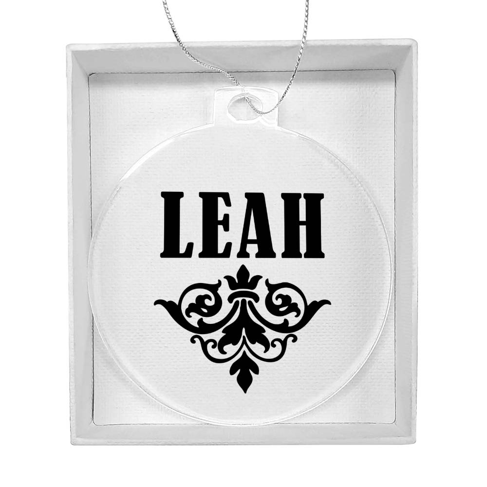 Leah v01 - Acrylic Ornament