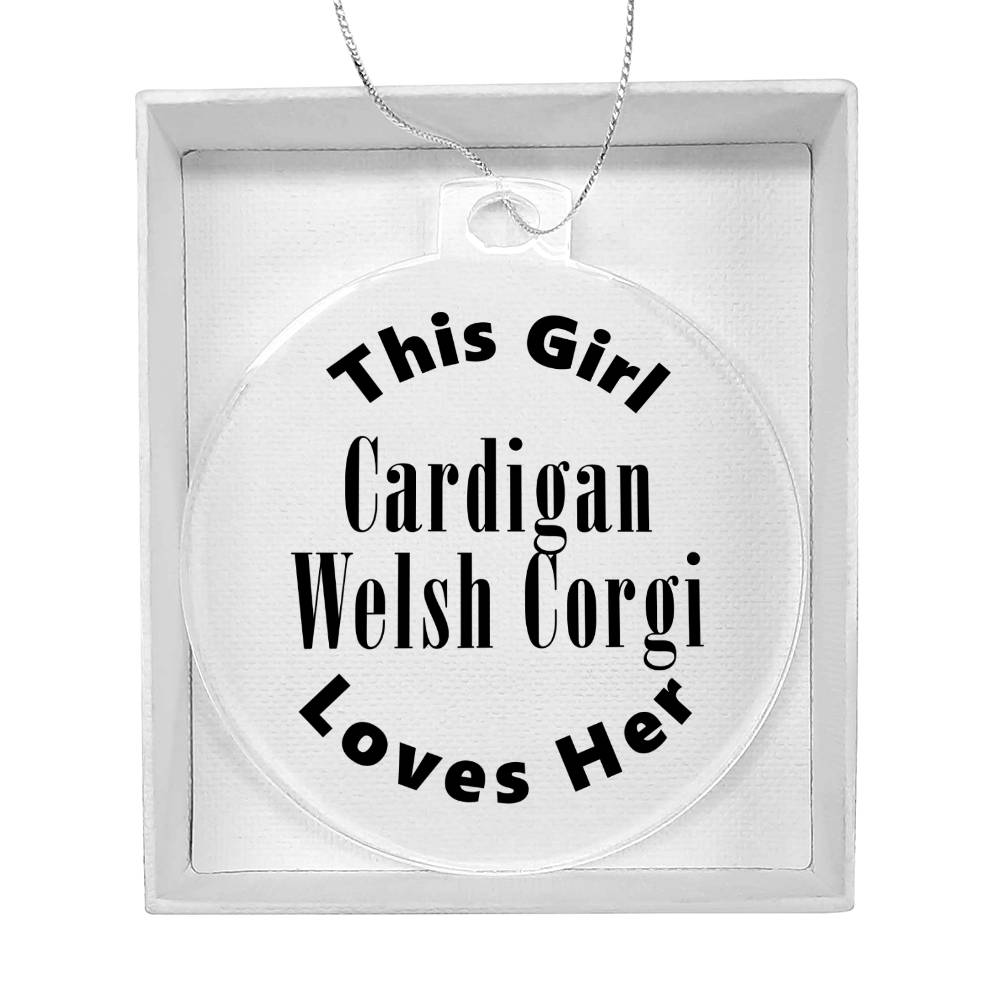 Cardigan Welsh Corgi - Acrylic Ornament
