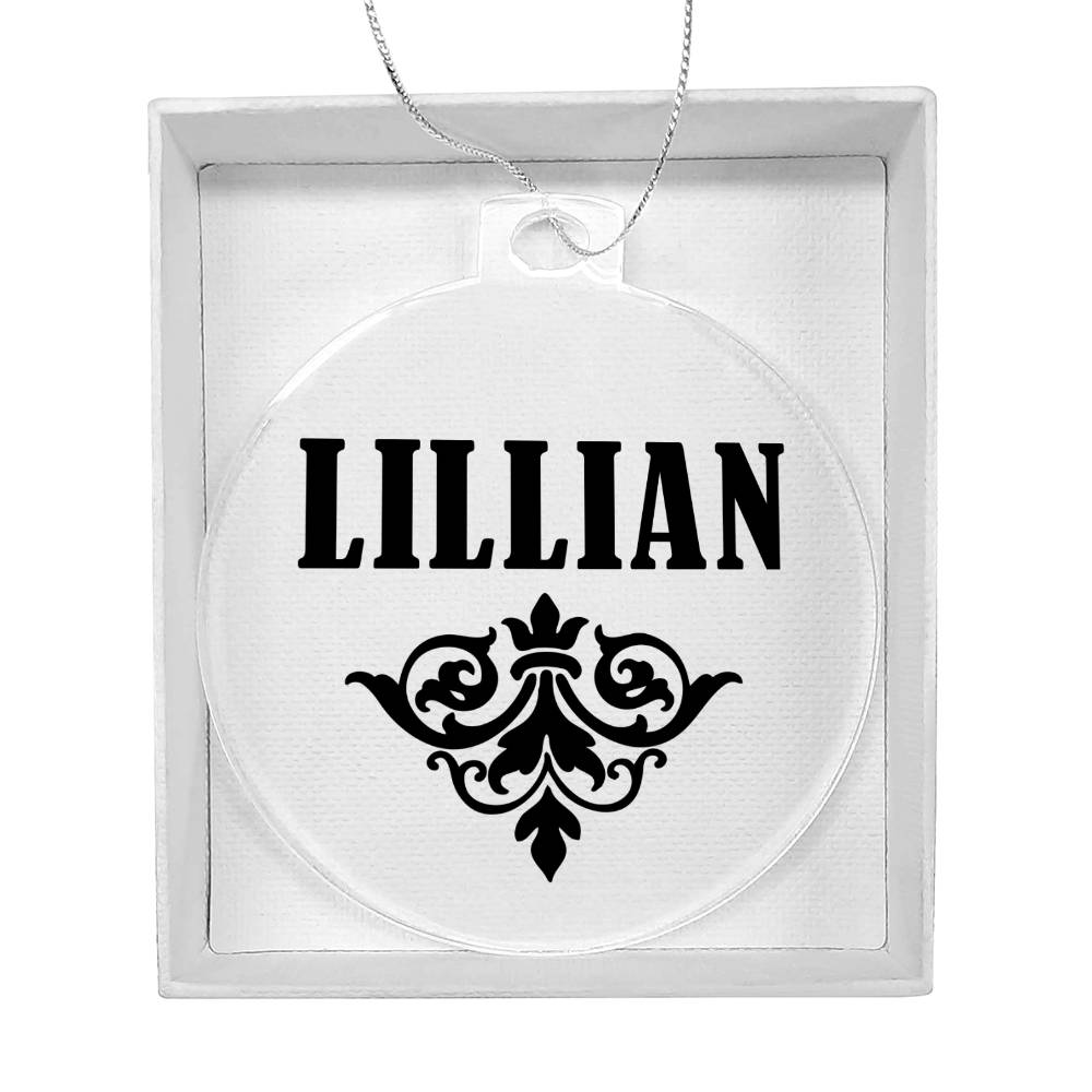 Lillian v01 - Acrylic Ornament