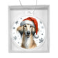 Christmas Dog - Sloughi - Acrylic Ornament