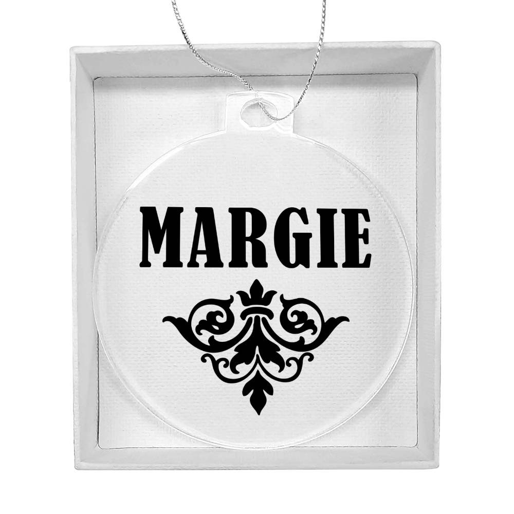 Margie v01 - Acrylic Ornament