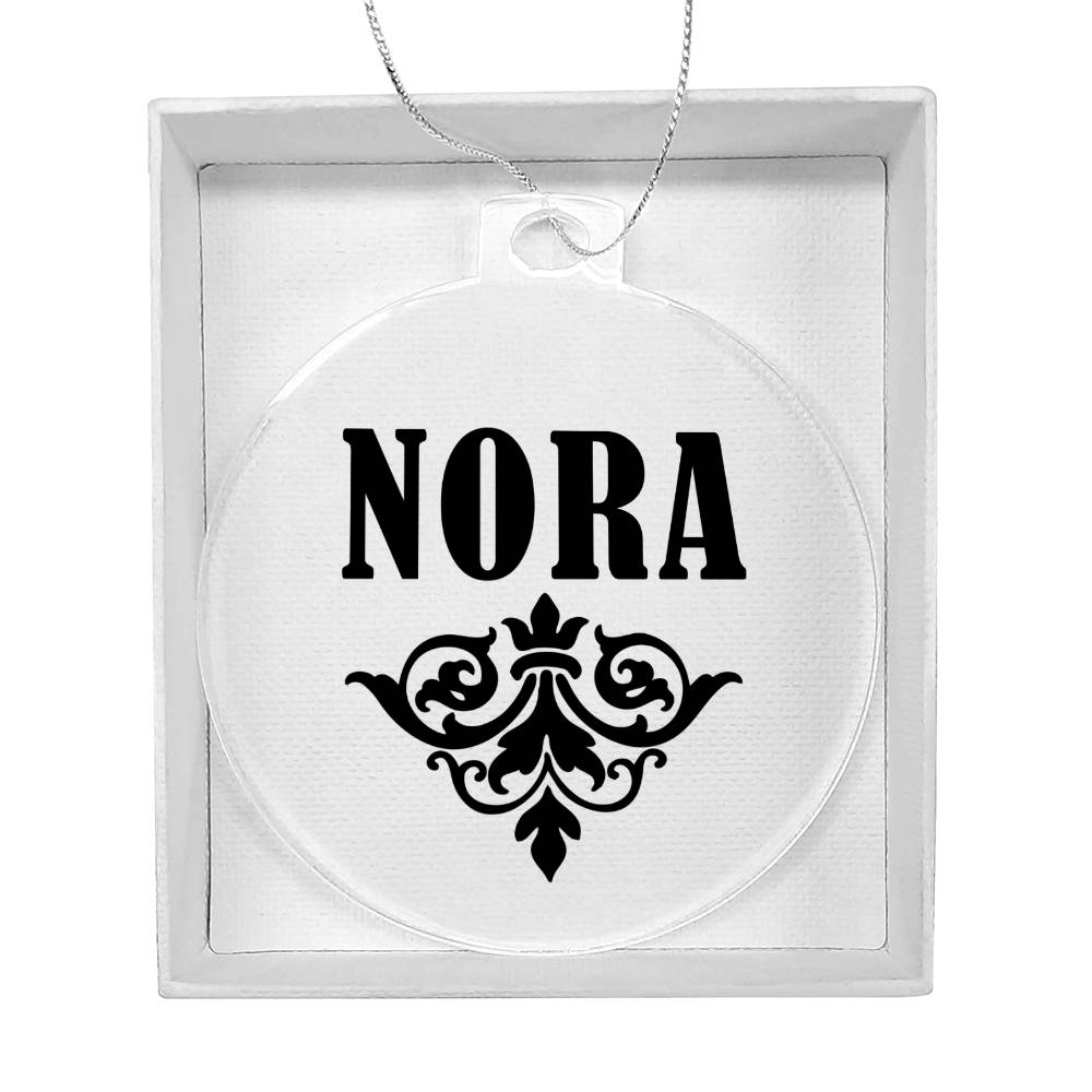 Nora v01 - Acrylic Ornament
