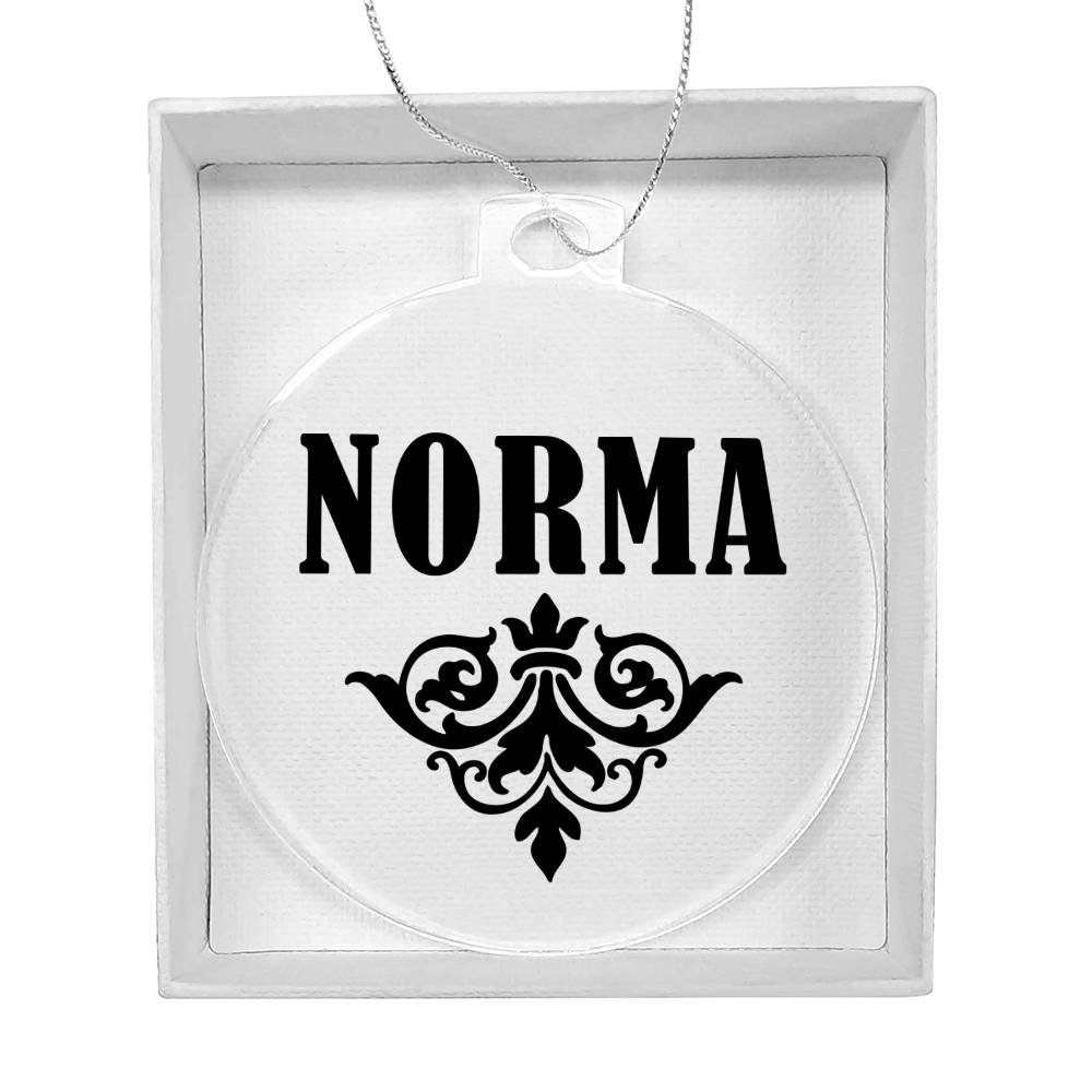 Norma v01 - Acrylic Ornament