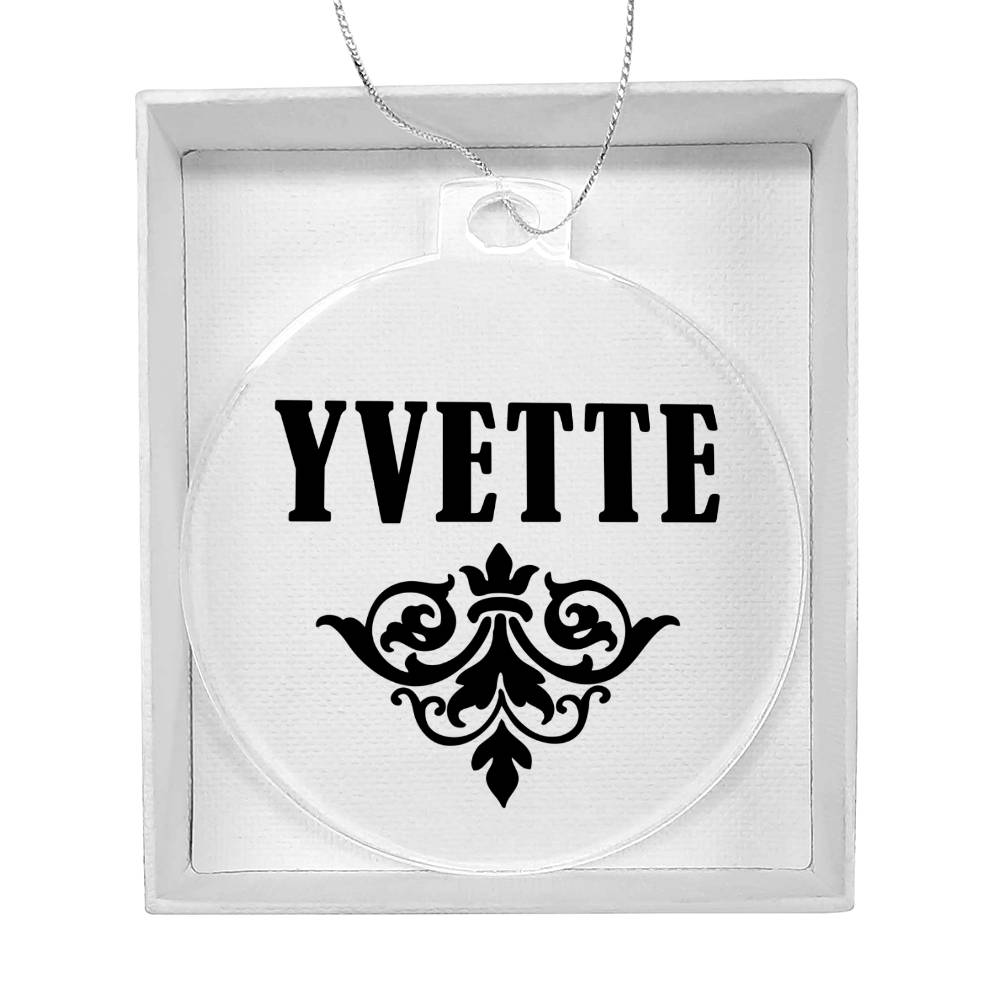 Yvette v01 - Acrylic Ornament