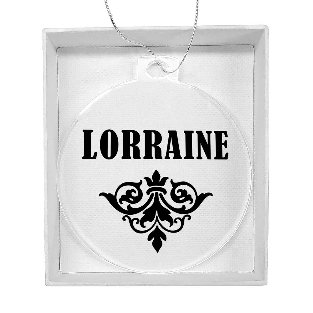 Lorraine v01 - Acrylic Ornament