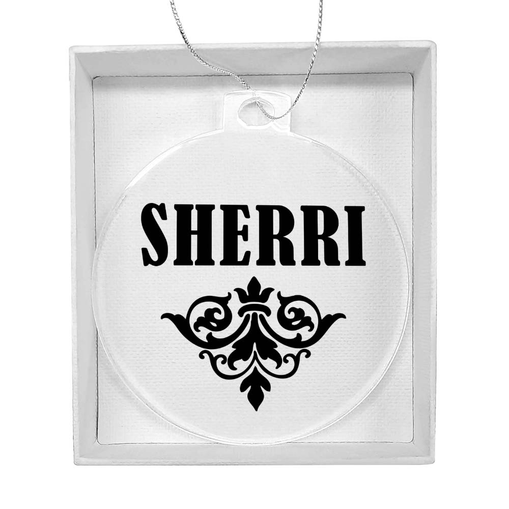 Sherri v01 - Acrylic Ornament