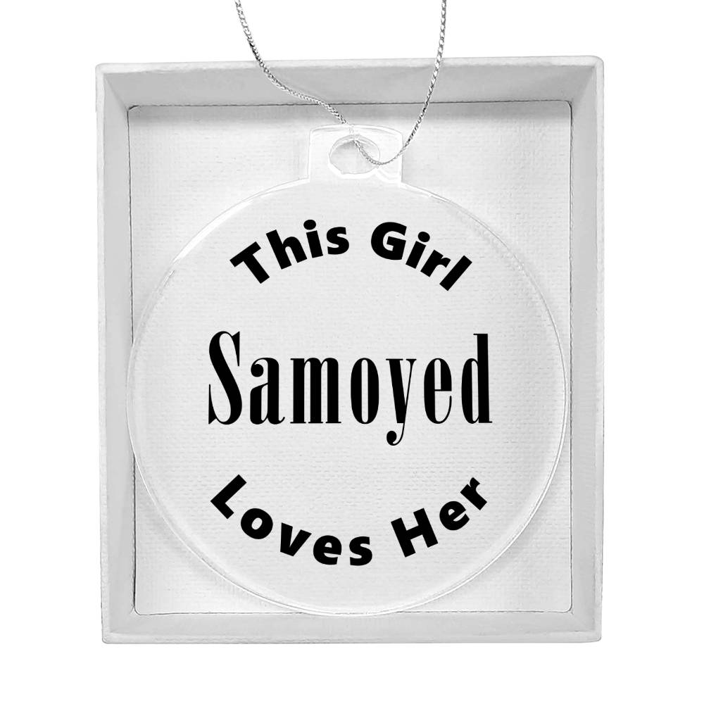 Samoyed - Acrylic Ornament