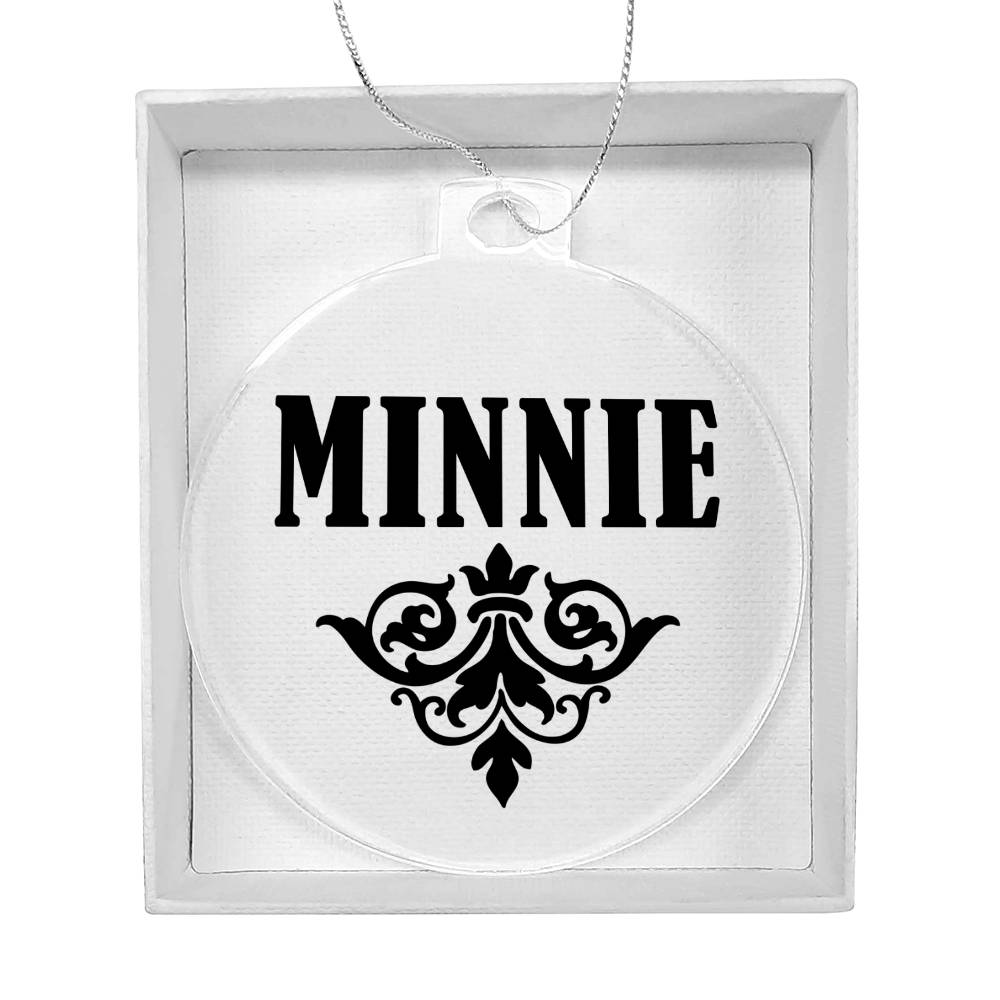 Minnie v01 - Acrylic Ornament