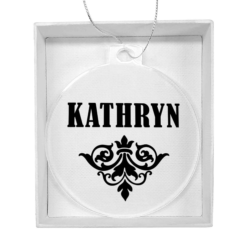 Kathryn v01 - Acrylic Ornament
