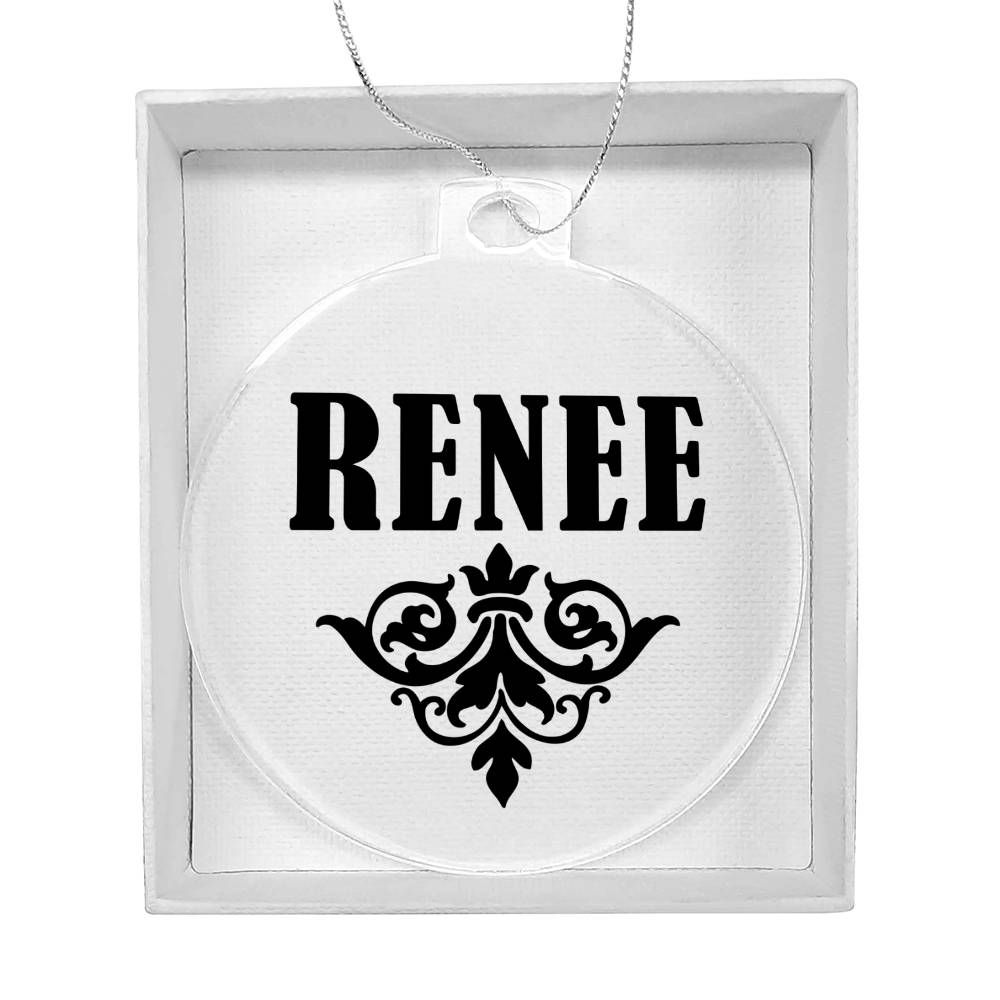 Renee v01 - Acrylic Ornament