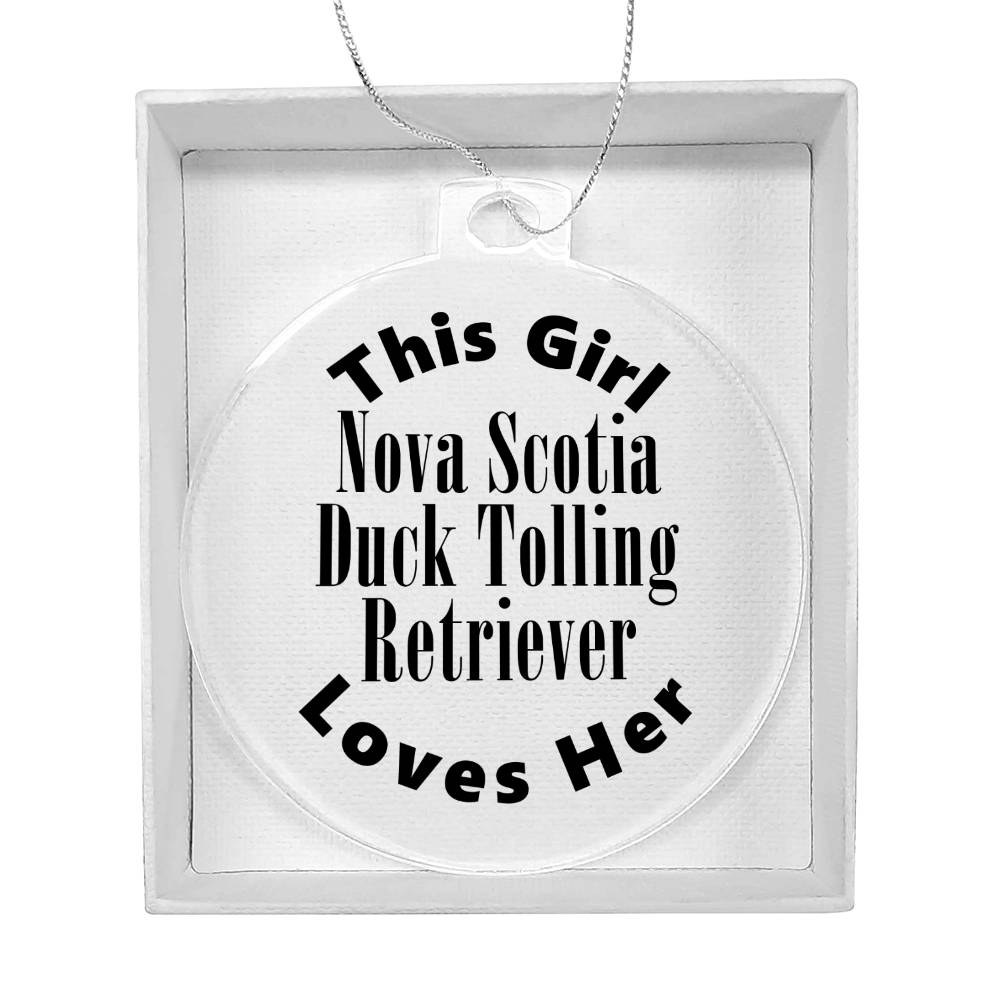 Nova Scotia Duck Tolling Retriever - Acrylic Ornament