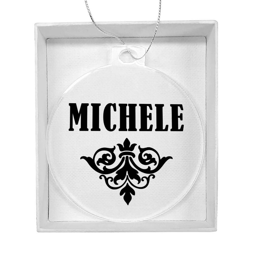 Michele v01 - Acrylic Ornament