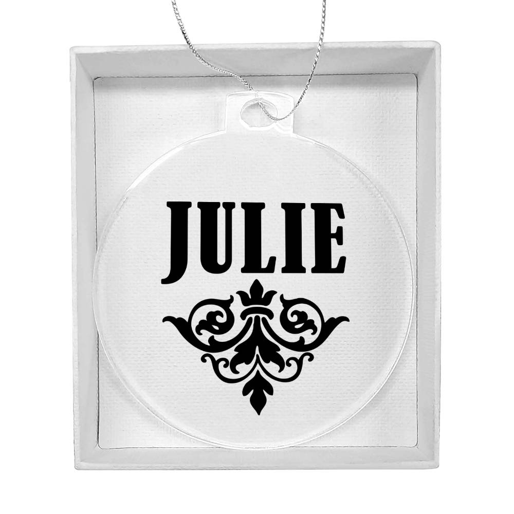 Julie v01 - Acrylic Ornament