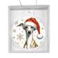 Christmas Dog - Whippet - Acrylic Ornament