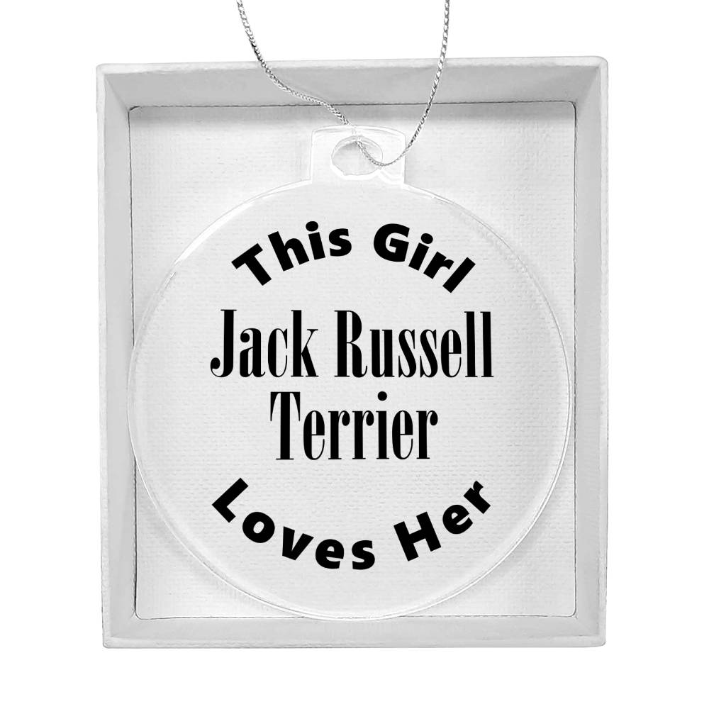 Jack Russell Terrier - Acrylic Ornament