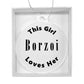 Borzoi - Acrylic Ornament