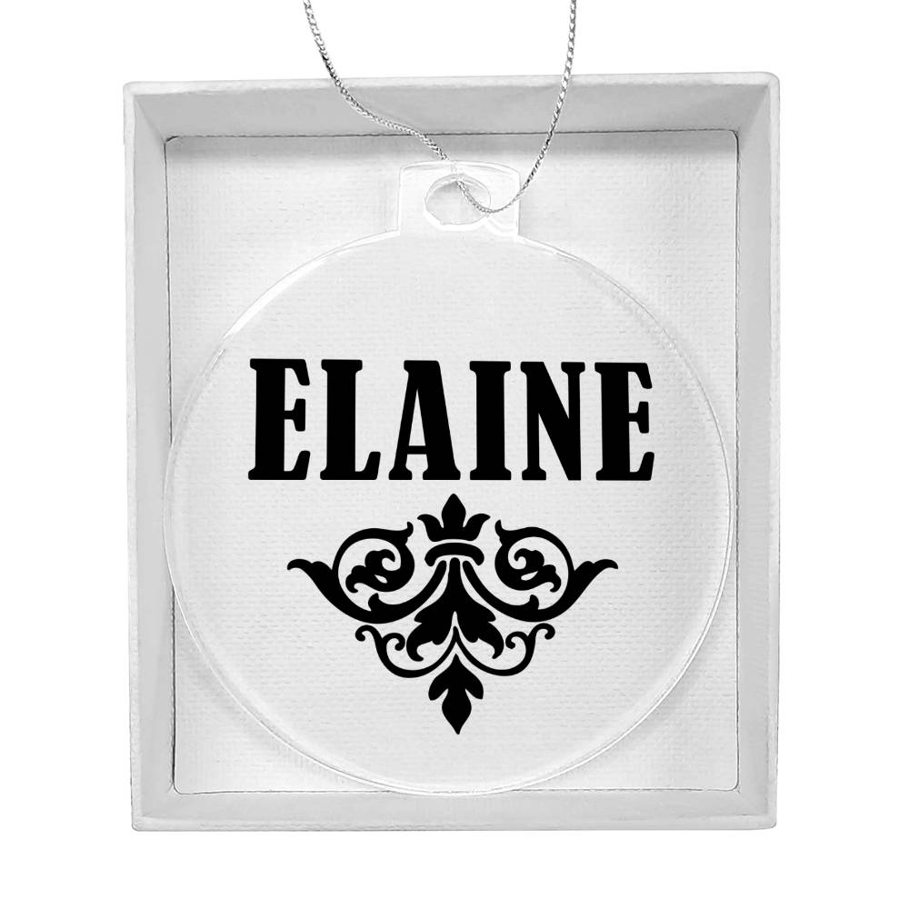 Elaine v01 - Acrylic Ornament