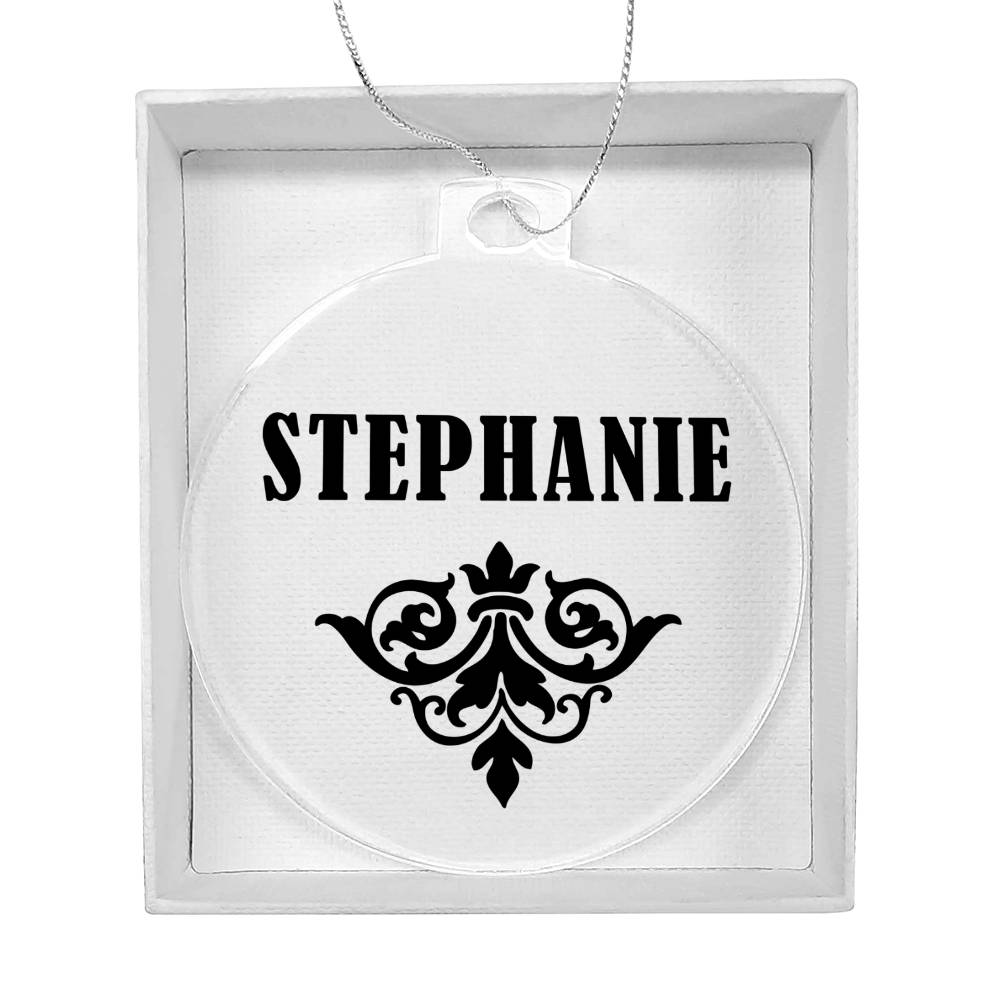 Stephanie v01 - Acrylic Ornament