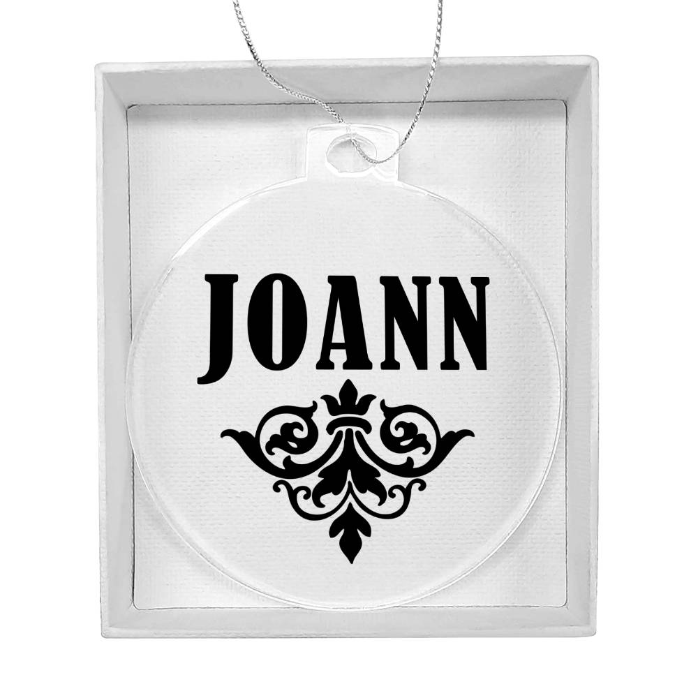 Joann v01 - Acrylic Ornament