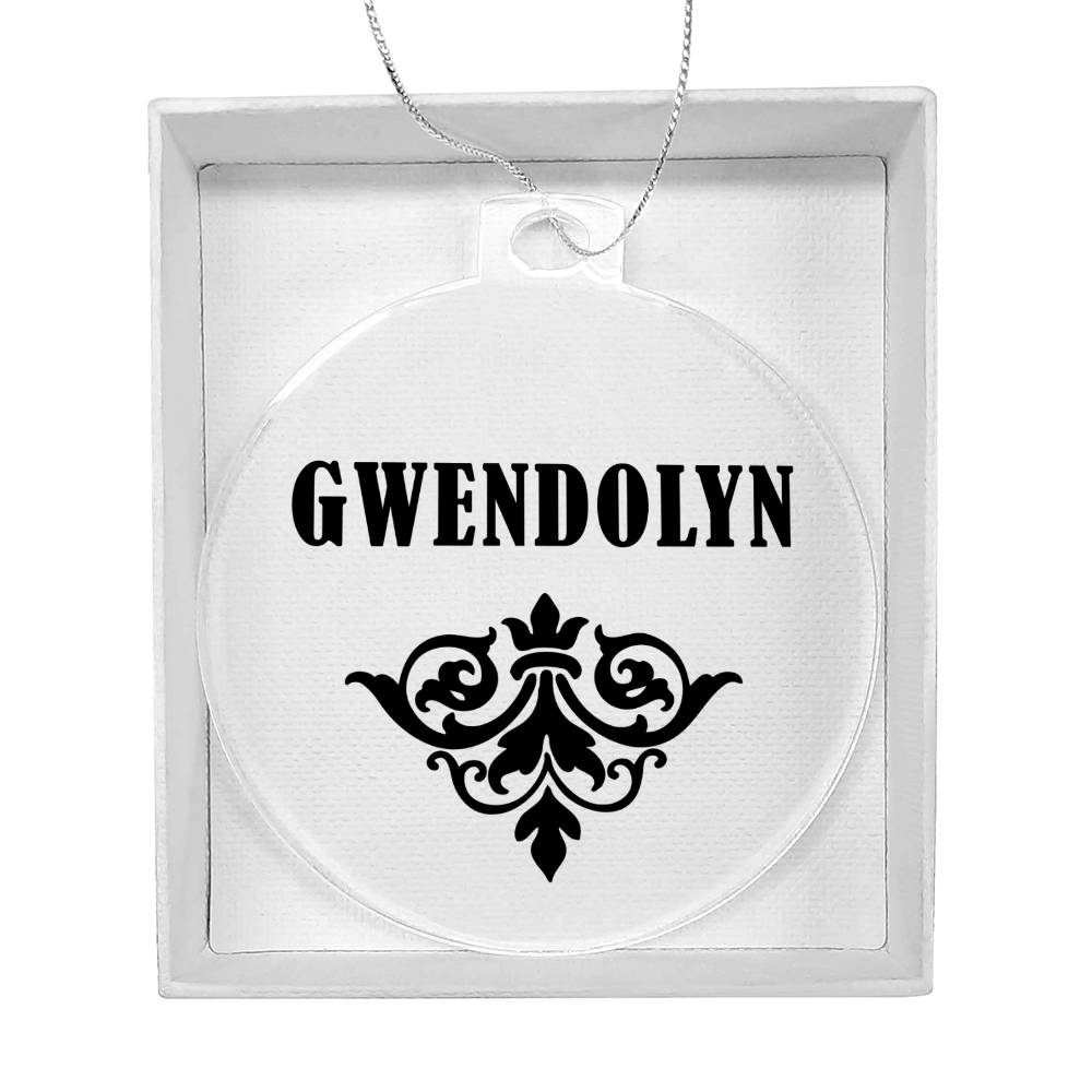 Gwendolyn v01 - Acrylic Ornament