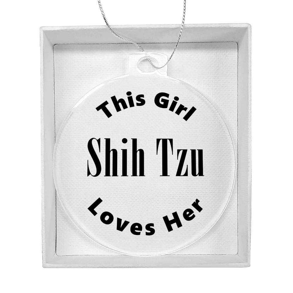 Shih Tzu - Acrylic Ornament