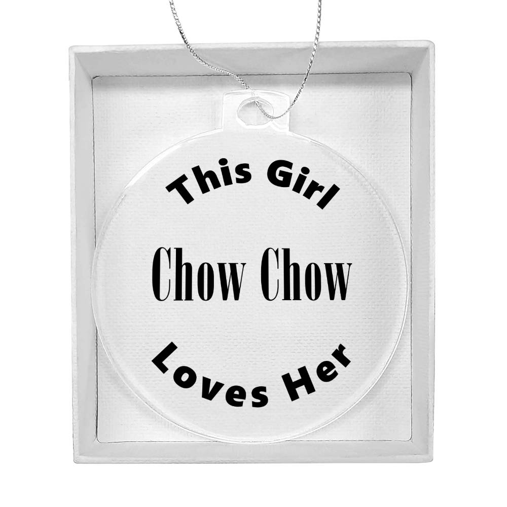Chow Chow - Acrylic Ornament