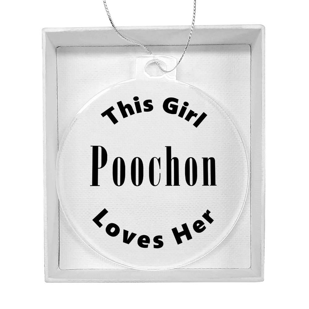 Poochon - Acrylic Ornament