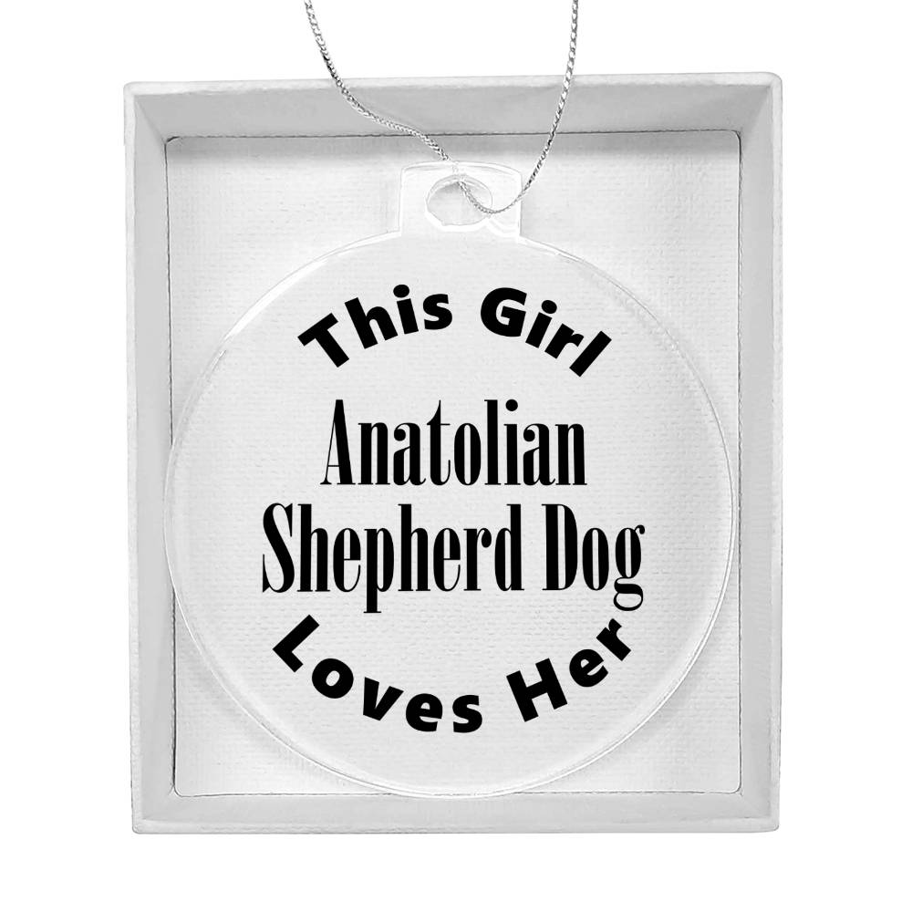 Anatolian Shepherd Dog - Acrylic Ornament