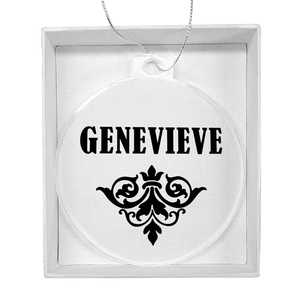 Genevieve v01 - Acrylic Ornament