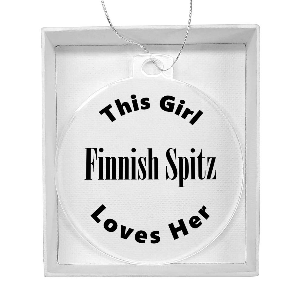 Finnish Spitz - Acrylic Ornament
