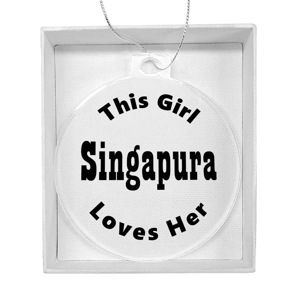 Singapura - Acrylic Ornament