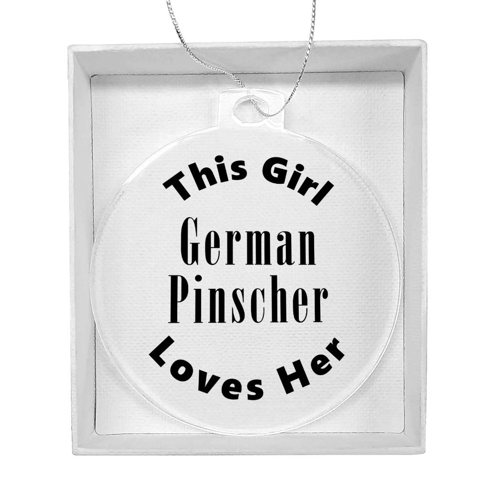 German Pinscher - Acrylic Ornament