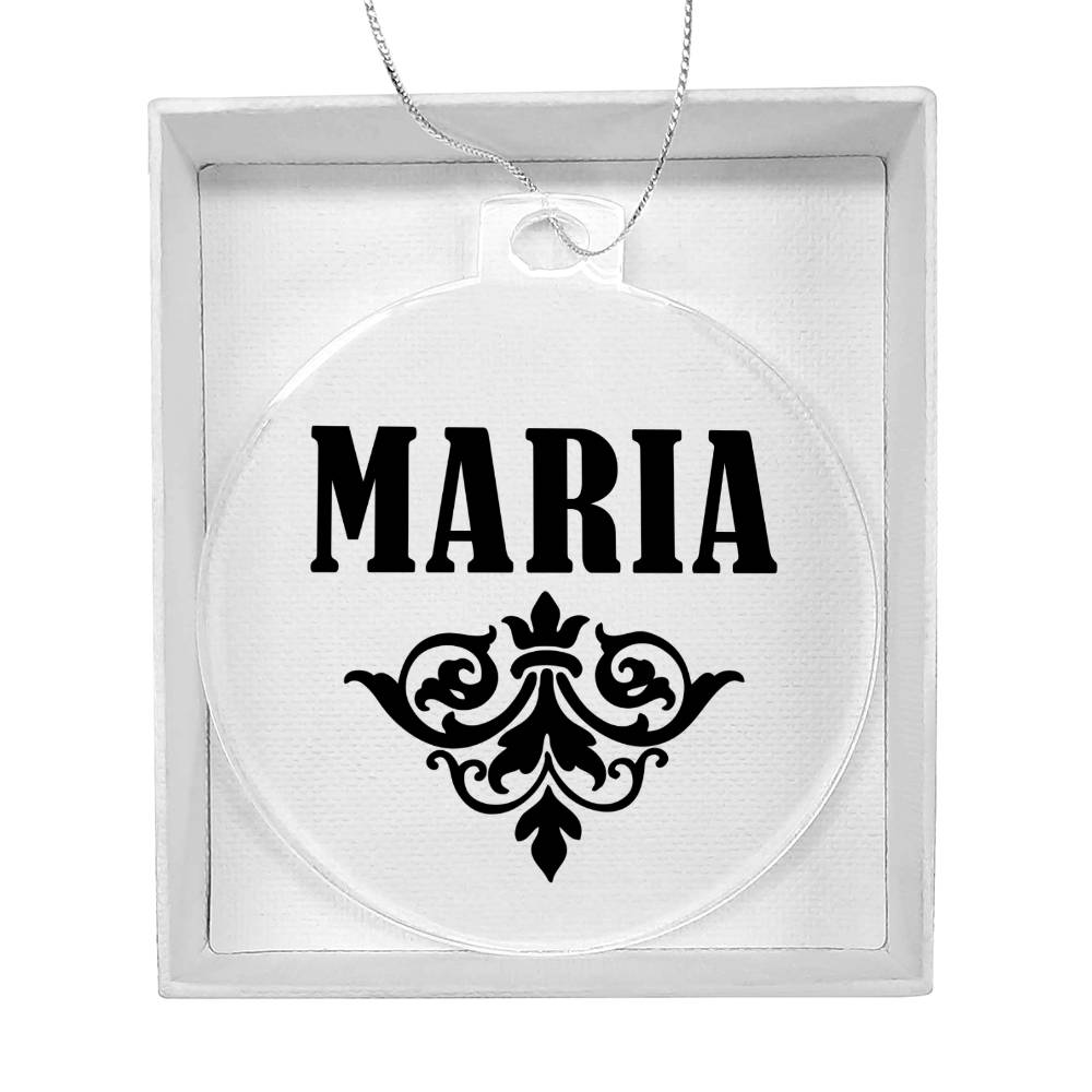 Maria v01 - Acrylic Ornament