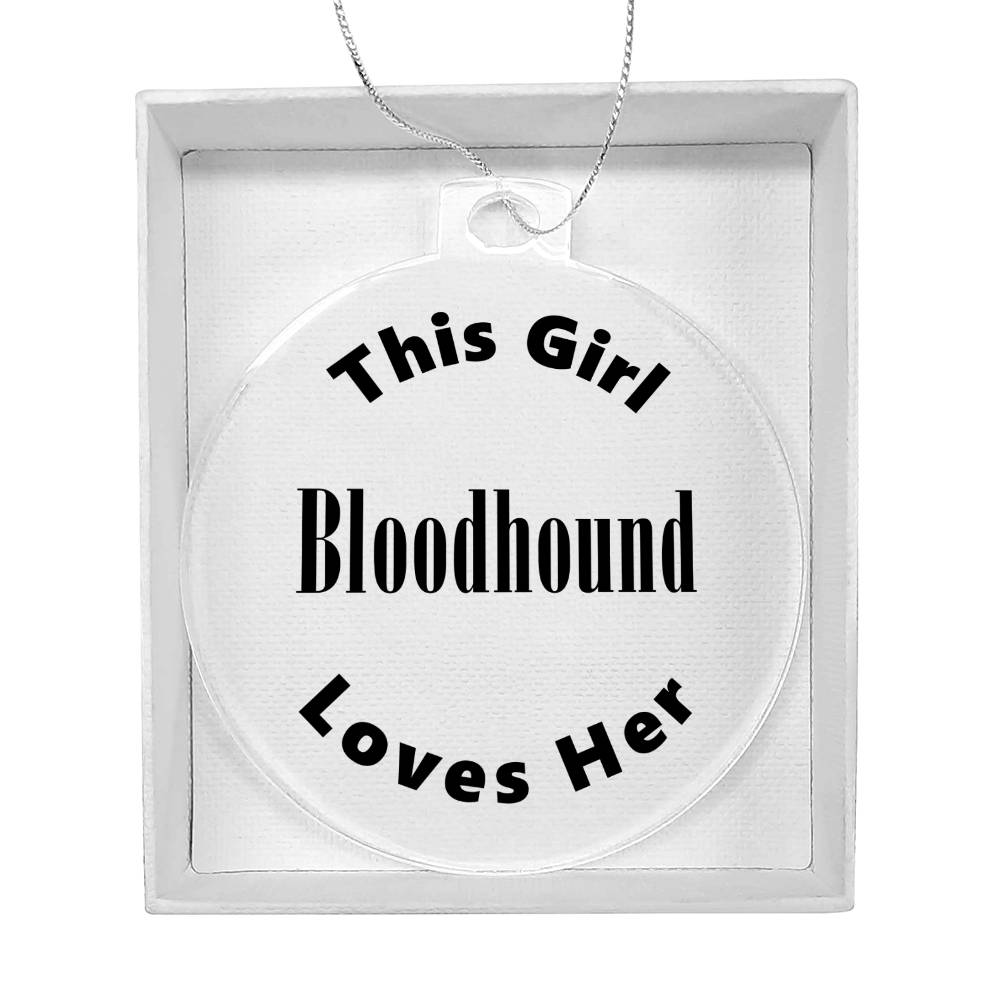 Bloodhound - Acrylic Ornament