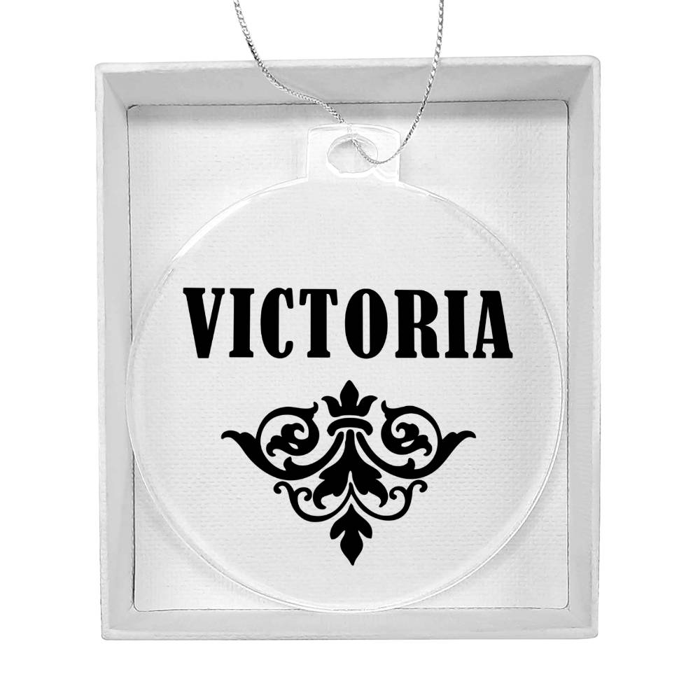 Victoria v01 - Acrylic Ornament
