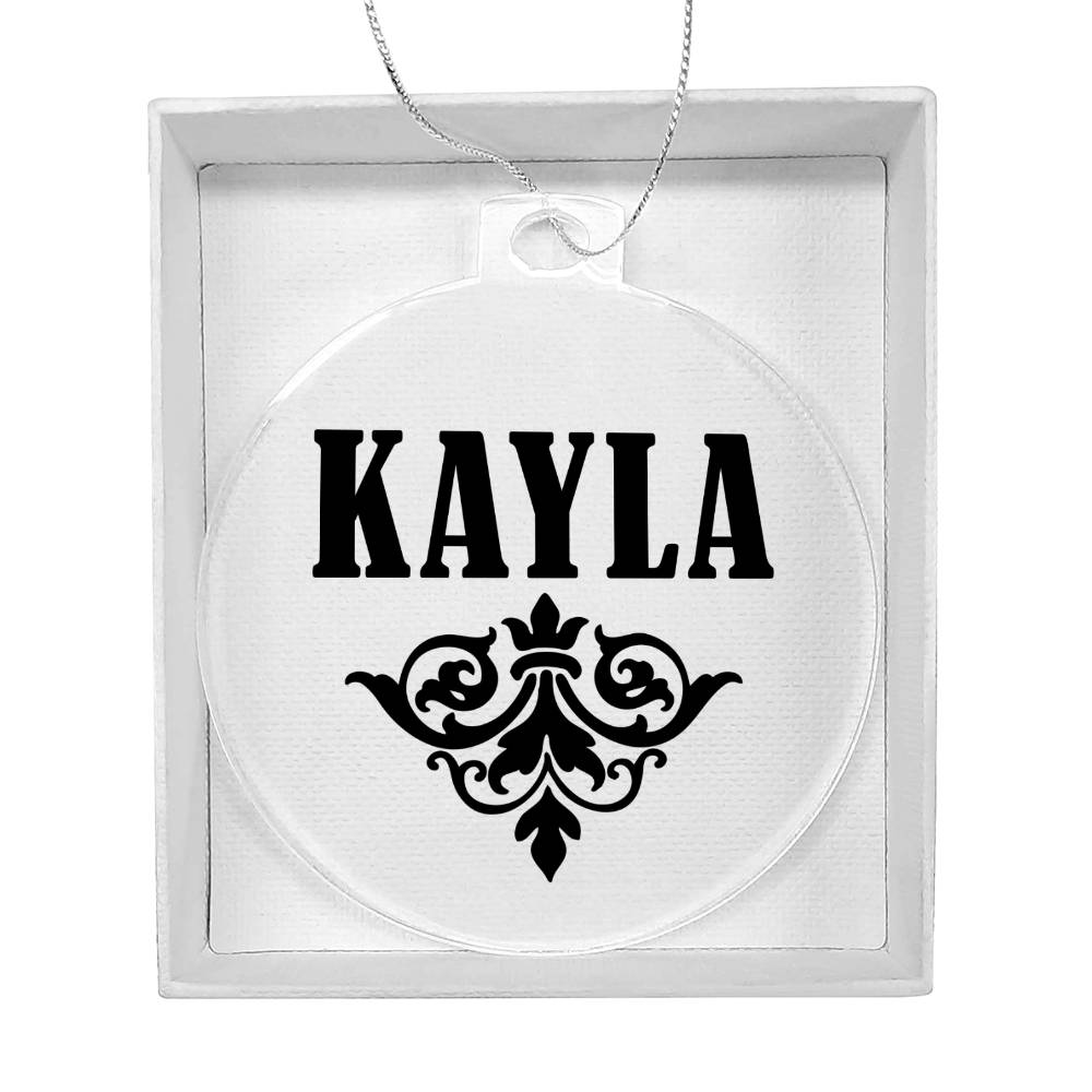 Kayla v01 - Acrylic Ornament