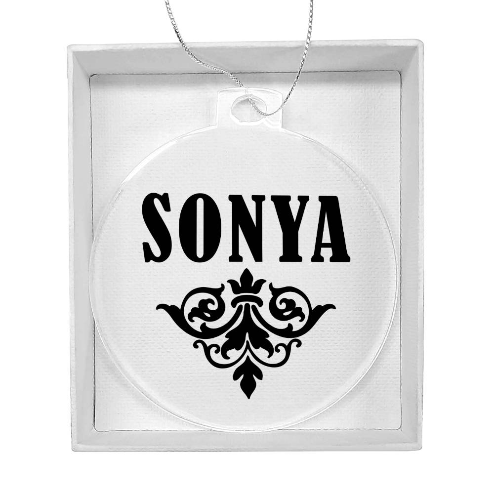 Sonya v01 - Acrylic Ornament
