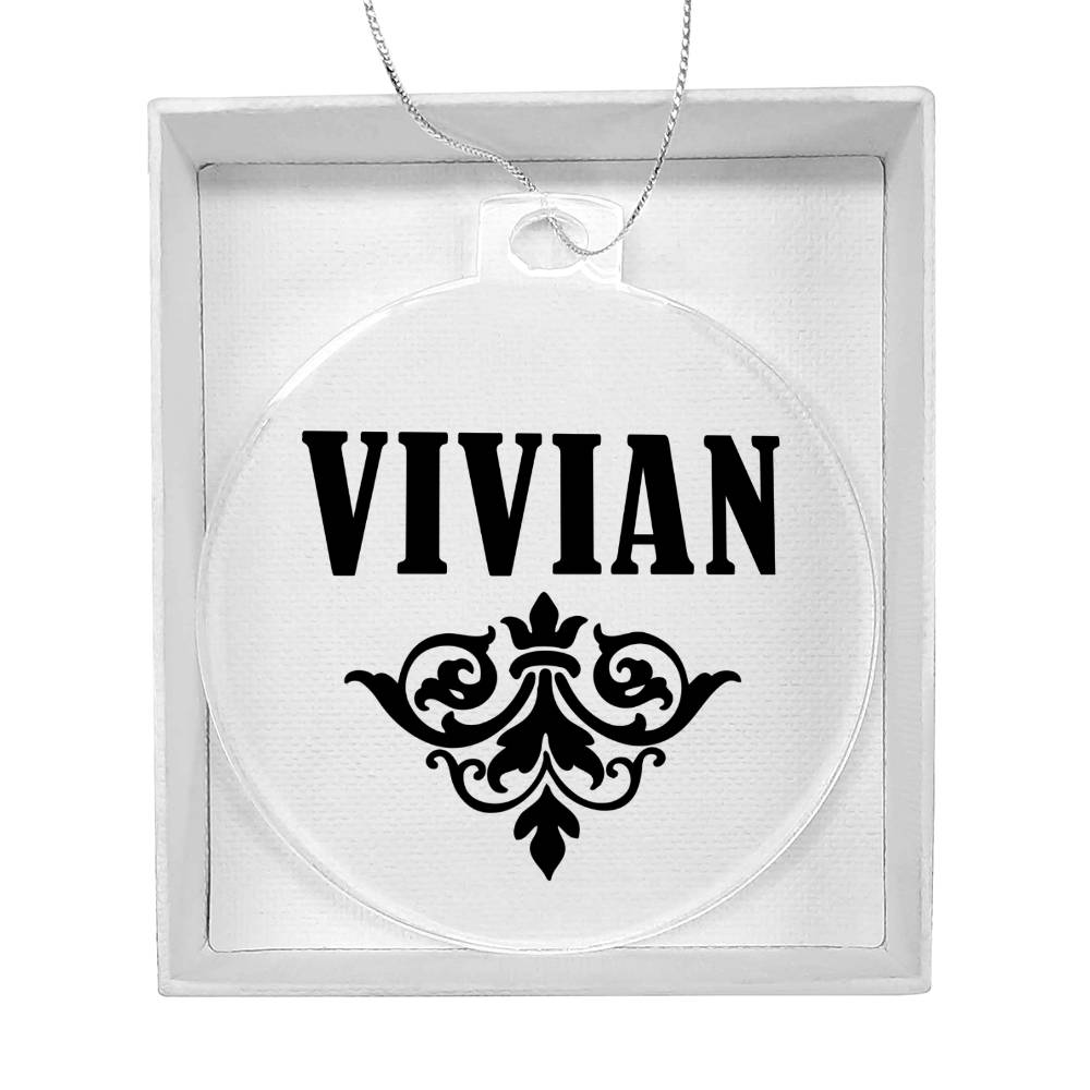 Vivian v01 - Acrylic Ornament