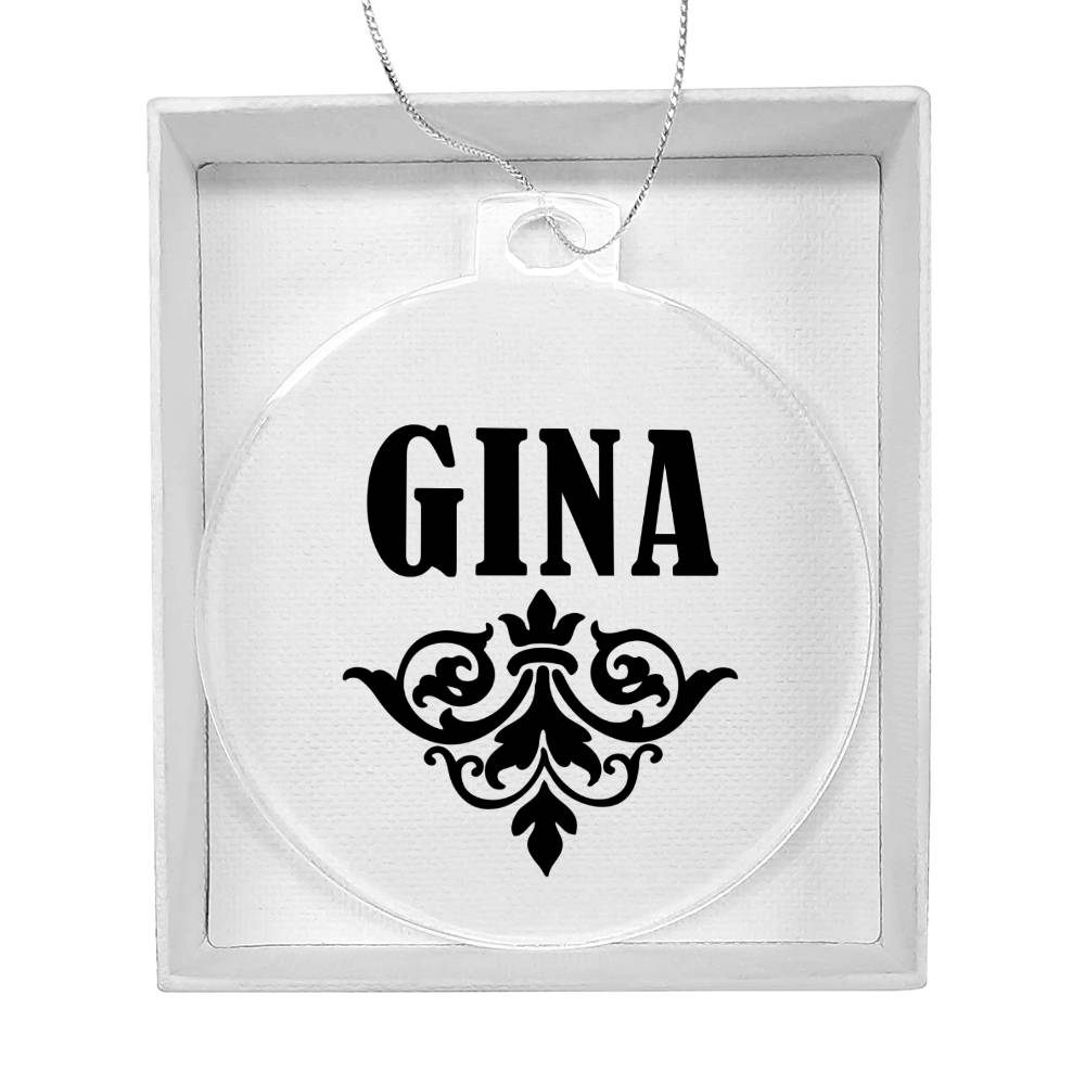 Gina v01 - Acrylic Ornament