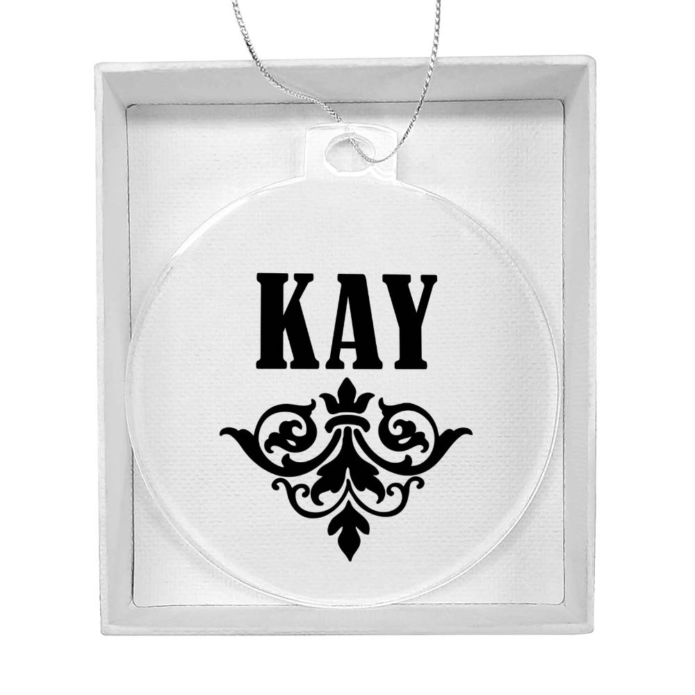 Kay v01 - Acrylic Ornament