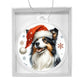 Christmas Dog - Border Collie - Acrylic Ornament