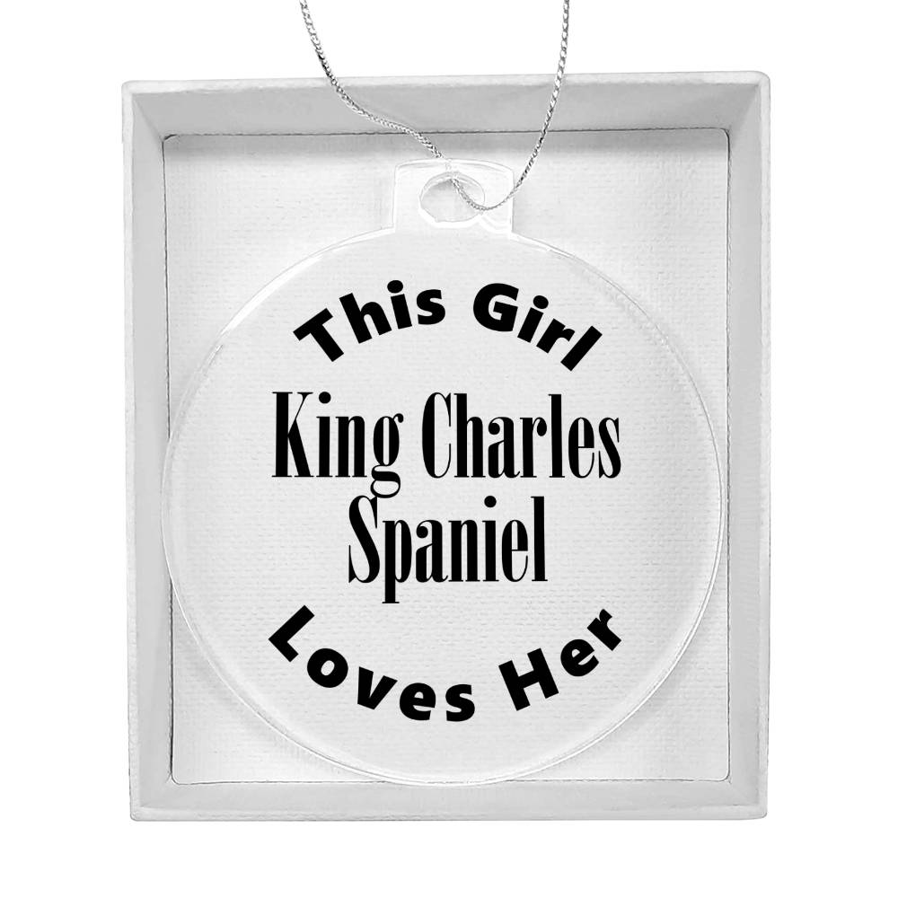 King Charles Spaniel - Acrylic Ornament