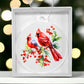 Christmas Cardinal 015 - Acrylic Ornament