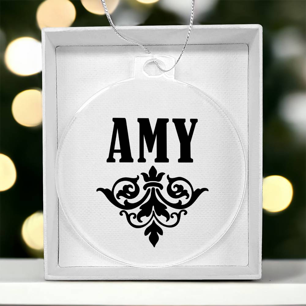 Amy v01 - Acrylic Ornament