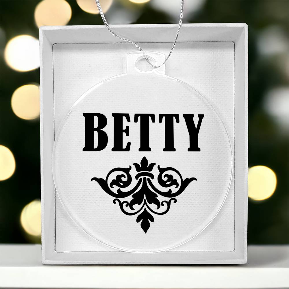 Betty v01 - Acrylic Ornament