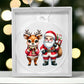 Cute Christmas Reindeer 014 - Acrylic Ornament