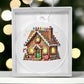 Christmas Gingerbread House 015 - Acrylic Ornament