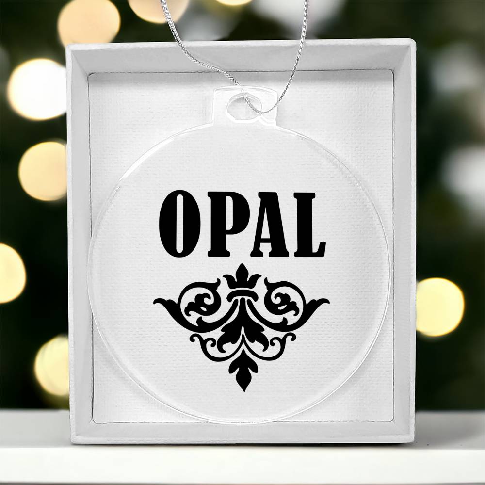 Opal v01 - Acrylic Ornament