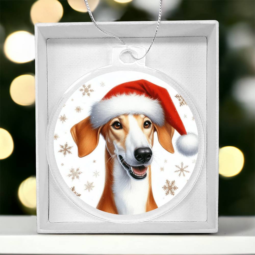 Christmas Dog - Ibizan Hound - Acrylic Ornament